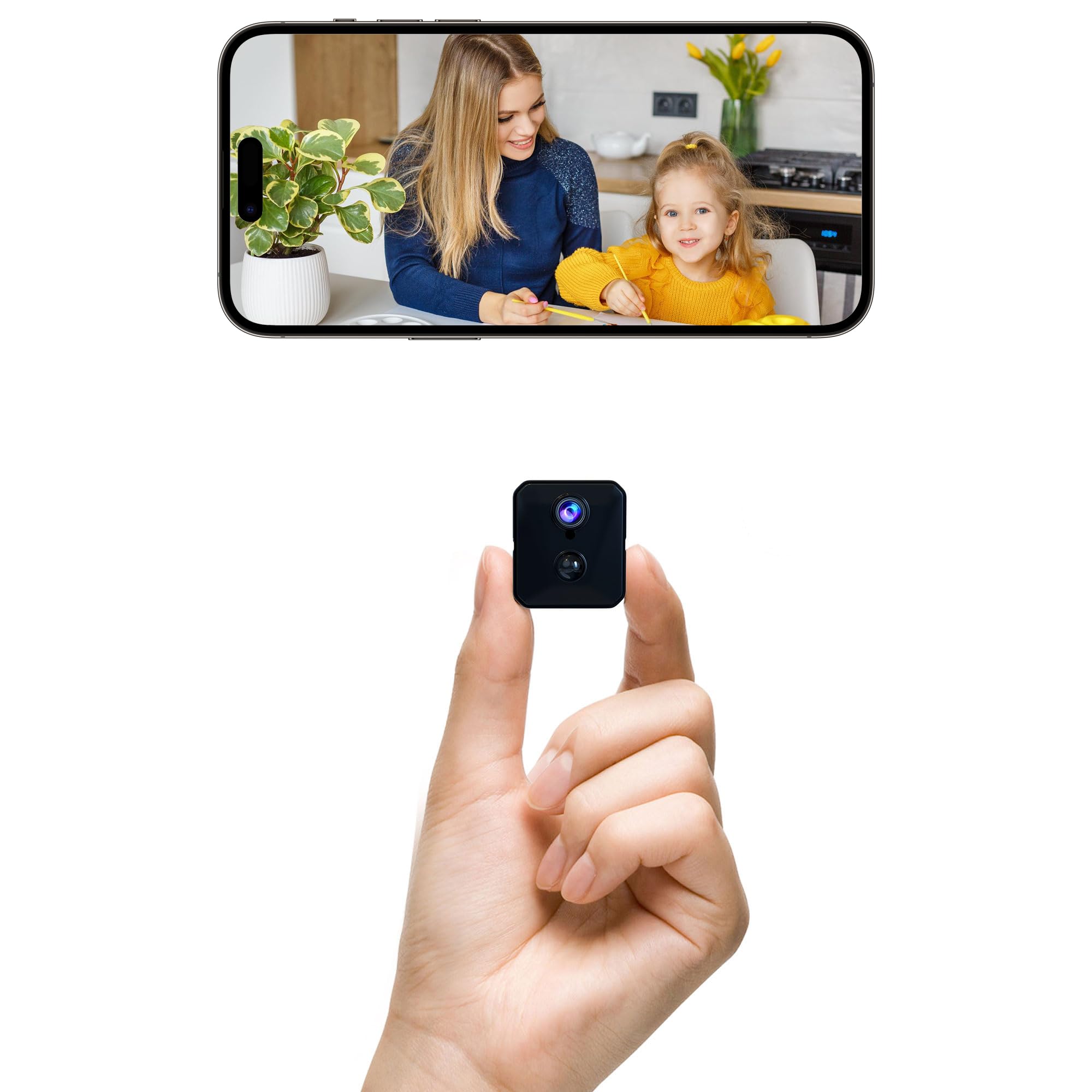Amazon.com : javiscam Mini Camera, 4K HD Nanny Cam for Home with
